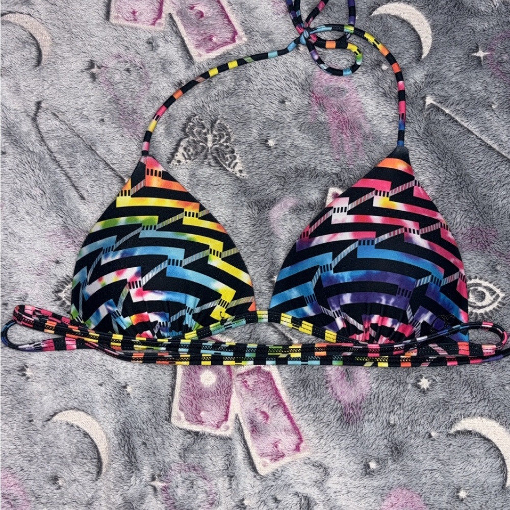 Colorful Geometric Bikini Top